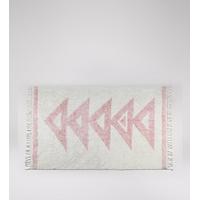 nuoli hand woven rug in blush