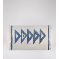 nuoli hand woven rug in blue