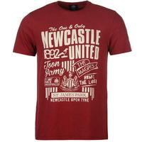 NUFC Newcastle United Graphic T Shirt Mens