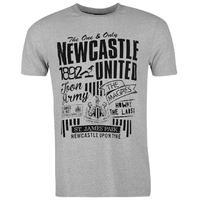NUFC Newcastle United Graphic T Shirt Mens