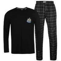 NUFC Newcastle United Checked Pyjama Set Mens