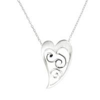 Number 39 Silver Celtic Heart Pendant P 1039 M