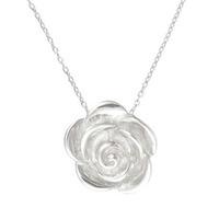 Number 39 Silver Rose Pendant P 1053 HP