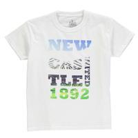 NUFC Photo Text T Shirt Junior B...