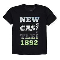 NUFC Photo Text T Shirt Junior B...