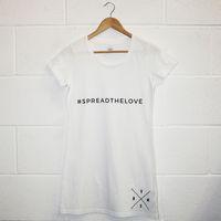 NVMshirts Womens T Shirt Dress - Spread The Love