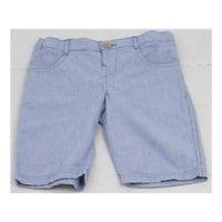 NWOT M&S age 4 - 5 years Blue check cargo shorts