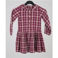 NWOT: Age: 4-5 years: Burgundy check dress