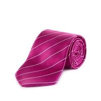 nwot ms magenta pink striped silk tie