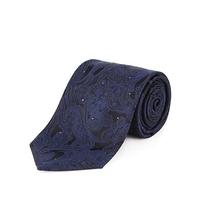 NWOT Autograph blue mix silk tie with Swarovski elements