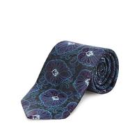 nwot autograph purple turquoise floral silk tie