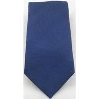 NWOT M&S Marks & Spencer blue floral & paisley patterned silk tie
