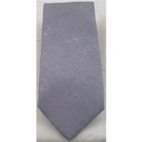 NWOT M&S Marks & Spencer lavender paisley patterned silk tie