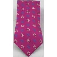 NWOT M&S pink mix paisley print silk tie