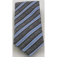 nwot ms grey sky blue mix striped silk tie