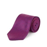 NWOT M&S Savile Row Inspired purple mix silk textured tie