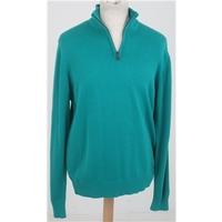 NWOT M&S, size M green cotton jumper