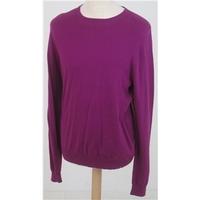 NWOT M&S Collezione, size M pink cotton & cashmere jumper