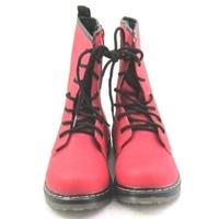 NWOT Spot On, size 5 pink glittery DM style boots