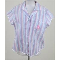 NWOT Cyberjammies, size 18 blue & pink striped pyjama top