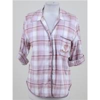 NWOT Cyberjammies, size 10 pink mix checked pyjama top