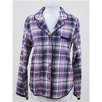 NWOT Cyberjamies, size 10 purple checked pyjama top