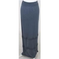 NWOT Linea Weekend, size 8 blue marl long skirt