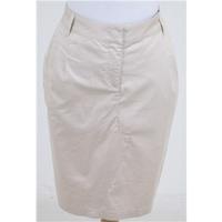 NWOT Linea Weekend, size 16 beige short cotton mix skirt