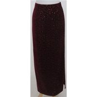 NWOT M&S Collection, size 8 red sequinned skirt