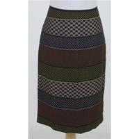 NWOT M&S, size 8 multi-coloured striped skirt