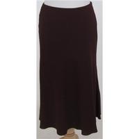 nwot ms collection size 8 dark red skirt