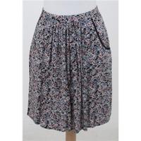 NWOT M&S Indigo size 8 dusky pink, blue & black floral skirt