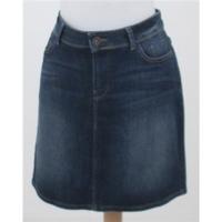nwot ms indigo size 8 blue denim mini skirt