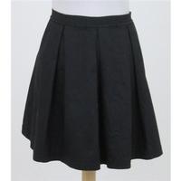 nwot ms size 8 black pleated mini skirt