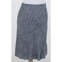 nwot ms size 8 black white spot skirt