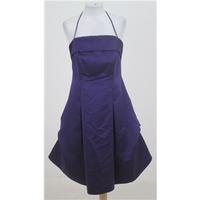 NWOT: Sixth Sense: Size 12: Purple halter-neck dress