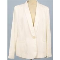 nwot mint velvet size 16 white jacket