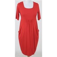 NWOT: M&S Collection Size 8: Red drop pocket dress