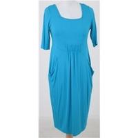 NWOT: M&S Collection Size 8: Turquoise blue drop pocket dress