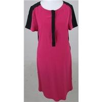 nwot autograph size 8 pink black silk dress