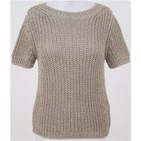 nwot autograph size 10 bronze short sleeved sweater