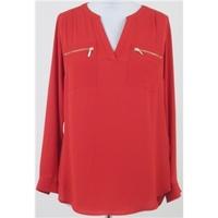 NWOT M&S, size 8 red blouse