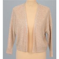 nwot ms size 8 cream sequined cardigan