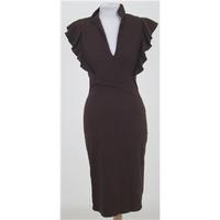 nwot hybrid size 10 brown sleeveless dress