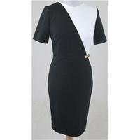 NWOT M&S, size 8 black & ivory dress