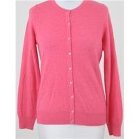 NWOT M&S, size 8 sorbet pink cashmere cardigan