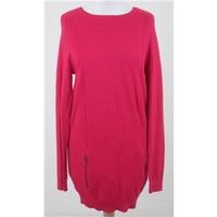 NWOT M&S, size 8 pink long sweater