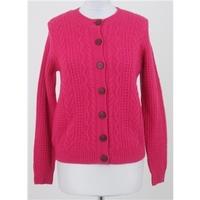 nwot ms size 10 pink wool cardigan