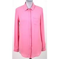 NWOT M&S size 8 pale pink long sleeved blouse