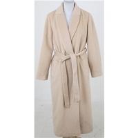 NWOT M&S, size 8 pale beige long belted coat